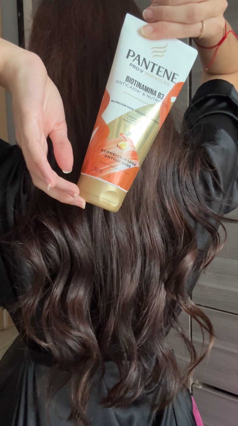 Pantene en el pelo