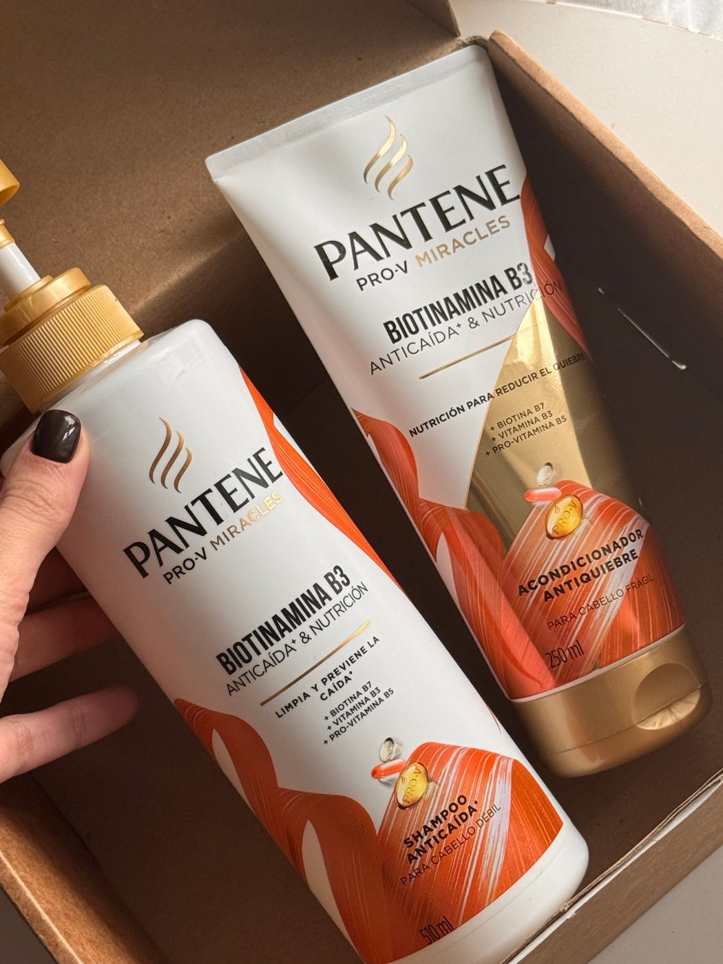 Unboxing de Pantene